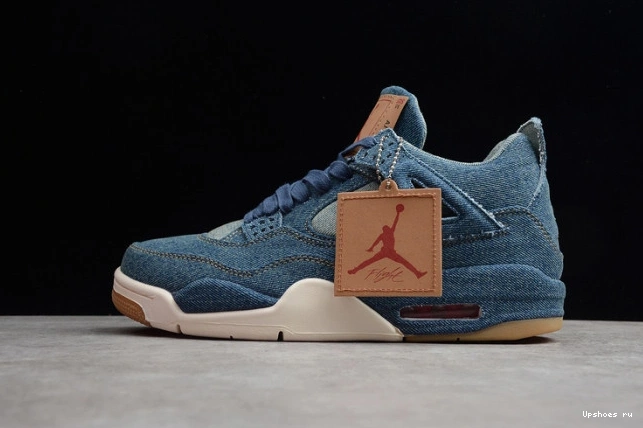 X 4 AO2571-401 NIKE AIR JORDAN LEVI'S DENIM 0414